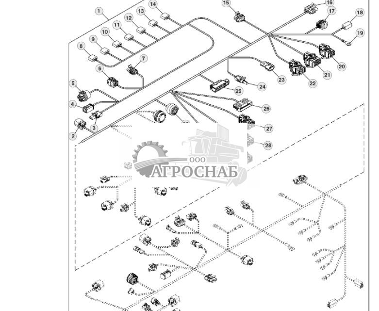 Разъемы жгута проводов шасси, с ILS™, IVT™, 50 kmh (33) - ST121677 377.jpg